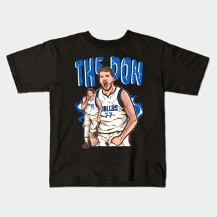 Luka Doncic The Don Cartoon Kids T-Shirt